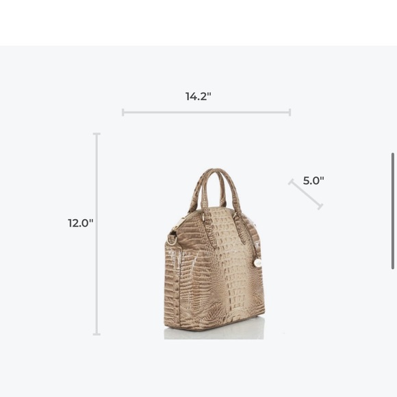 • SOLD • Brahmin Large Duxbury Satchel - Picture 7 of 7